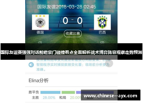 国际友谊赛强强对话前瞻豪门碰撞看点全面解析战术博弈阵容观察走势预测 国际友谊赛强强对话前瞻豪门碰撞看点全面解析战术博弈阵容观察走势预测